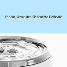 Lade das Bild in den Galerie-Viewer, Katzen/Hunde Trinkbrunnen, Katzenbrunnen Wasserbrunnen mit Aktivkohlefilter 2L (Silber)