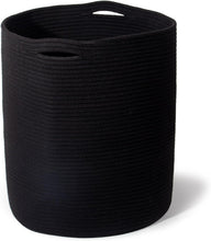 Lade das Bild in den Galerie-Viewer, Geflochtener Baumwollkorb 45L (H45cm, Ø38cm), Aufbewahrungskorb für Spielzeug