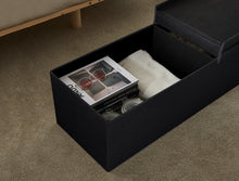 Lade das Bild in den Galerie-Viewer, Sitzbank mit Stauraum Sitzhocker Faltbar Sitztruhe belastbar, Deckel Abnehmbar, 114cm。