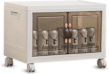 Lade das Bild in den Galerie-Viewer, 29L x 1, Faltbare Aufbewahrungsbox mit Deckel,Aufbewahrungsregal mit Boxen,Stapelboxen,Kunststoffbox
