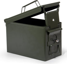 Lade das Bild in den Galerie-Viewer, Munitionskiste, US Ammo Box, Patronenbox, Aufbewahrungsbox für Lithiumbatterien, Munition (Abschließbar)
