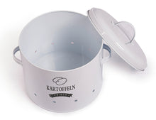 Lade das Bild in den Galerie-Viewer, Kartoffel Vorratsdosen Set, Kartoffeltopf im Retro Zwiebeltopf, Vorratsbehälter aus Metall,  Kann Kartoffeln für eine Lange Zeit lagern
